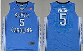 North Carolina #5 Marcus Paige Blue Basketball Stitched NCAA Jersey,baseball caps,new era cap wholesale,wholesale hats